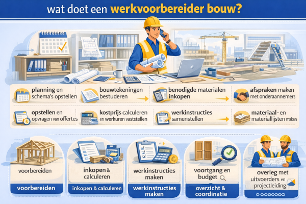 Wat doet een werkvoorbereider bouw